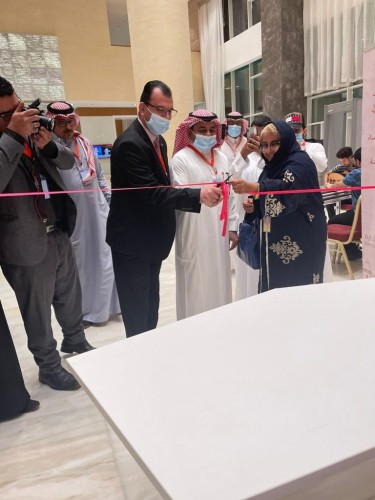 افتتاح معرض جالري ومعرض التحف الفنية لبشرى السيد
