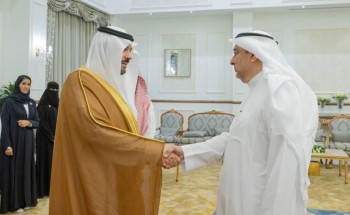 أمير الحدود الشمالية يلتقي المشاركين في اجتماع مسؤولي التعليم الإلكتروني بجامعات دول مجلس التعاون الخليجي