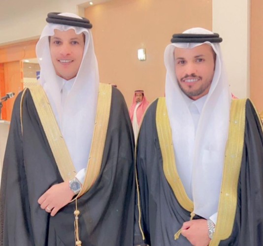 أبناء “جداء بن رفاع بن عجوين الرشيدي (رحمه الله) يحتفلون بزواج أخوانهم “بندر” و “محمد” بقصر المعالي كابيتال بحائل