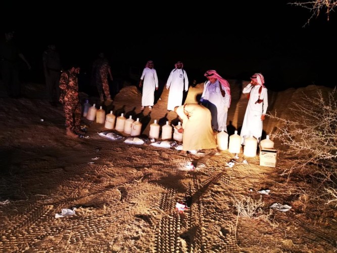 ضبط 40 جركل خمور بوادي عتود