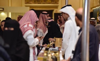 افتتاح معرض إحساس للعطور بحضور تجاوز خمسة آلاف زائر
