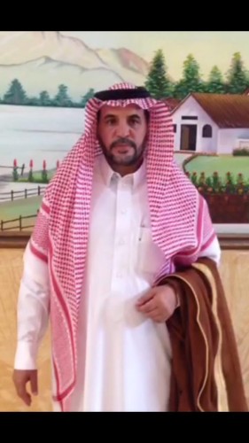 ممثل قبيلة غامد رجل الاعمال الشيخ صالح ابن دهري يوجه كلمة شكر وعرفان للشيخ قعيد بن قعبوب