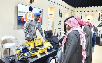 حرس الحدود يشارك ضمن معرض وزارة الداخلية واحة الأمن في مهرجان الملك عبدالعزيز للإبل بالصياهد