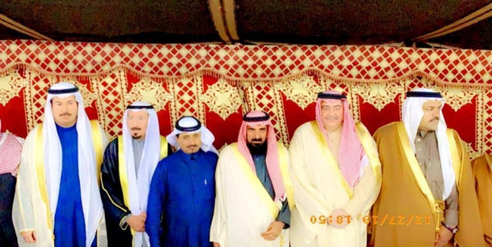 بن رقيب يستقبل مشائخ بني رشيد من داخل السعوديه والكويت