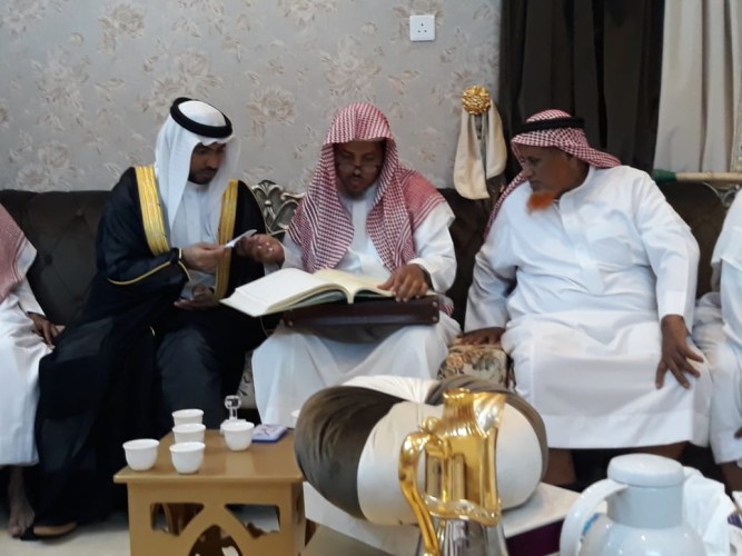 عقد قران الشاب سعد حسين الجريبي