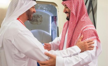 ولي العهد يغادر الإمارات.. ويبعث برقيتي شكر لرئيس الدولة وولي عهد أبو ظبي (صور)
