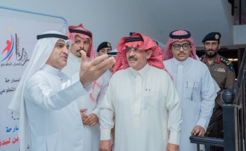 محافظ أحد المسارحة يشارك الأيتام مائدة الإفطار ويدشن عدد من المشاريع الخيرية