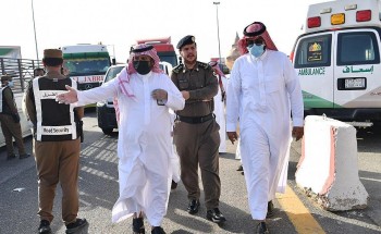 شاهد.. محافظ الدرب يتفقد سير عمل قوات أمن الطرق بمركز الشقيق
