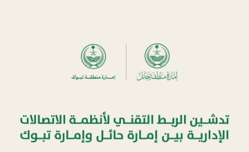 تدشين الربط التقني لأنظمة الاتصالات الإدارية بين إمارة حائل وإمارة تبوك تدشين الربط التقني لأنظمة الاتصالات الإدارية بين إمارة حائل وإمارة تبوك