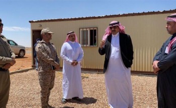 محافظ طريف يزور المفرزة الصحية المتقدمة