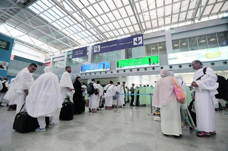 وصول أكثر من نصف مليون حاج إلى المملكة حتى أمس الجمعة