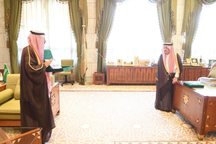 سمو أمير منطقة الرياض يستقبل رئيس جامعة شقراء