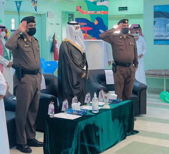 رئيس مركز عمود يرعى احتفال مجمع عمود التعليمي بمناسبة اليوم الوطني 91