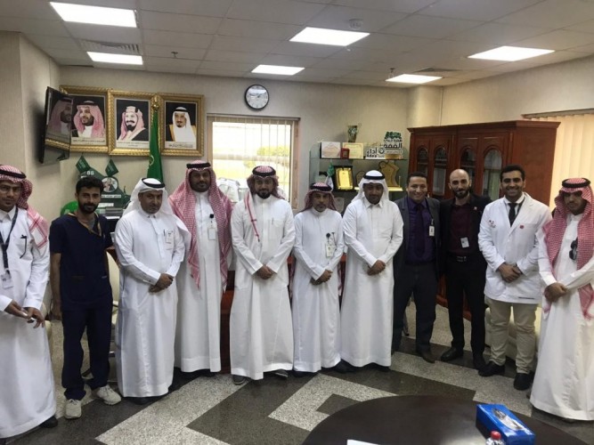 فريق نظام المعلومات الصحية “فيدا” ينهي جولته بمستشفى بيش العام