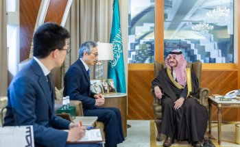 سمو أمير المنطقة الشرقية يستقبل سفير اليابان لدى المملكة سمو أمير المنطقة الشرقية يستقبل سفير اليابان لدى المملكة
