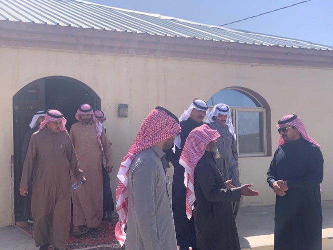 رئيس بلدية الحليفة يقوم بجولة تفقدية لمكتب خدمات البلدية بالدابية والقرى التابعة لها