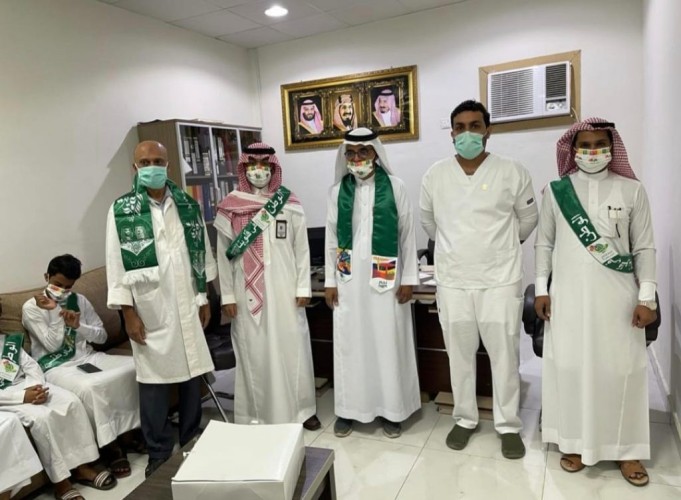 “المدخلي” يرعى احتفال صحي الجاضع باليوم الوطني 91