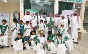 بلدية بني حسن تشارك مدرسة نعاش في اليوم الوطني 89