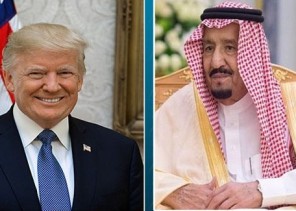 خادم الحرمين يجري اتصالًا هاتفيًا بالرئيس الأمريكي “ترامب” خادم الحرمين يجري اتصالًا هاتفيًا بالرئيس الأمريكي “ترامب”