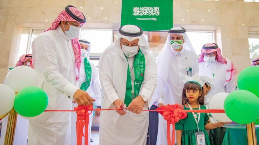 فرع وزارة الموارد البشرية والتنمية الاجتماعية بالقصيم يقيم احتفال لليوم الوطني 91