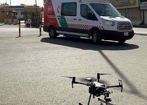 طائرة الدرون تراقب درجات حرارة المتسوقين عبر تقنية المسح الحراري الجوي بالقصيم طائرة الدرون تراقب درجات حرارة المتسوقين عبر تقنية المسح الحراري الجوي بالقصيم