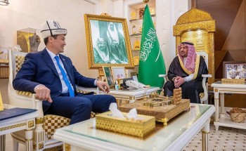 سمو أمير القصيم يستقبل السفير القيرغستاني سمو أمير القصيم يستقبل السفير القيرغستاني