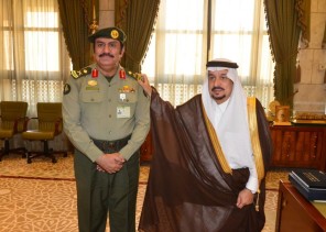 سمو أمير الرياض يقلد اللواء الهباس رتبته الجديدة