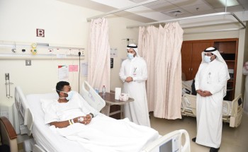 الخدمات الطبية بوزارة الداخلية تعايد المرضى في مستشفيات قوى الأمن