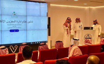كأول مستشفى بالمنطقة .. ” تخصصي تبوك ” يدشن برنامج مراقبة المخزون الإلكتروني كأول مستشفى بالمنطقة .. ” تخصصي تبوك ” يدشن برنامج مراقبة المخزون الإلكتروني