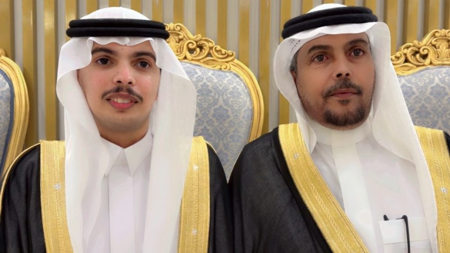 في ليلة من الليالي التي ازدانت بالفرح.. حامد بن صالح الرويثي الحربي يحتفل بزفاف نجله سلطان بمحافظة الحناكية