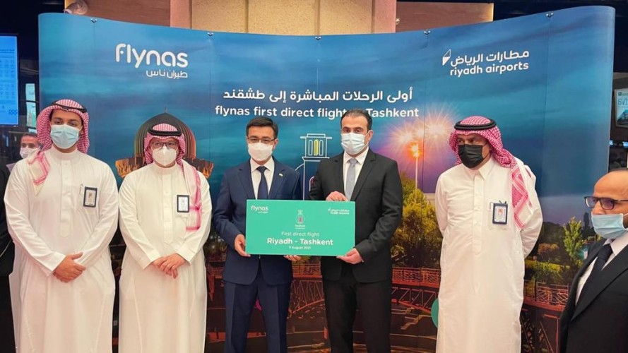 طيران ناس يدشن أولى رحلاته المباشرة إلى طشقند