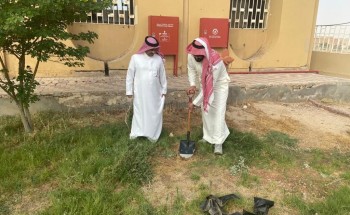 مكتب ⁧‫وزارة البيئة والمياه والزراعة‬⁩ بحفرالباطن يطلق حملة ⁧‫لنكن قدوة‬⁩