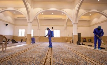 الشؤون الإسلامية تعيد افتتاح 12 مسجداً بعد تعقيمها في 3 مناطق الشؤون الإسلامية تعيد افتتاح 12 مسجداً بعد تعقيمها في 3 مناطق