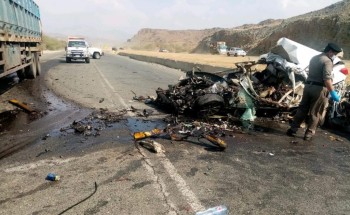 الهلال الأحمر بالباحة : وقوع حادث تصادم على طريق المخواه .. والكشف عن عدد الوفيات والمصابين! الهلال الأحمر بالباحة : وقوع حادث تصادم على طريق المخواه .. والكشف عن عدد الوفيات والمصابين!