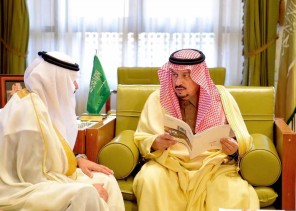 سمو أمير منطقة الرياض يستقبل مدير جامعة الأمير سطام