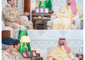 نائب أمير الشرقية يستقبل مساعد وكيل الحرس الوطني للجهاز العسكري بالقطاع الشرقي نائب أمير الشرقية يستقبل مساعد وكيل الحرس الوطني للجهاز العسكري بالقطاع الشرقي