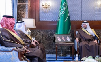 سمو محافظ الأحساء يستقبل مدير التحريات الإدارية بالمنطقة الشرقية سمو محافظ الأحساء يستقبل مدير التحريات الإدارية بالمنطقة الشرقية