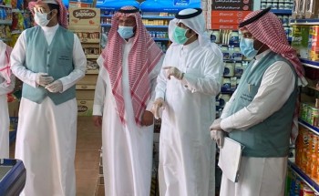 محافظ ضرية يتفقد الأسواق التجارية و يطلع على اجراءات الوقاية من كورونا