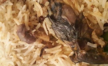 مواطن يعثر على فأر مطبوخ داخل وجبة اشتراها من مطعم في سكاكا مواطن يعثر على فأر مطبوخ داخل وجبة اشتراها من مطعم في سكاكا