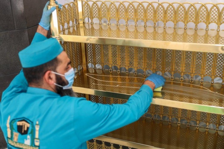 الإدارة العامة للشؤون الفنية  و الخدمية بالمسجد الحرام تعلن عن جاهزية طاقاتها البشرية  و الخدمية لإستقبال ضيوف الرحمن
