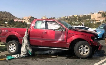 الهلال الأحمر السعودي بالباحة: وقوع حادث تصادم .. والكشف عن عدد المصابين الهلال الأحمر السعودي بالباحة: وقوع حادث تصادم .. والكشف عن عدد المصابين