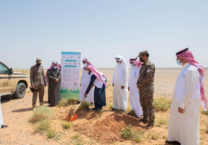 القوات الخاصة للأمن البيئي ومحمية الملك سلمان الملكية تطلقان حملة تشجير للمحمية