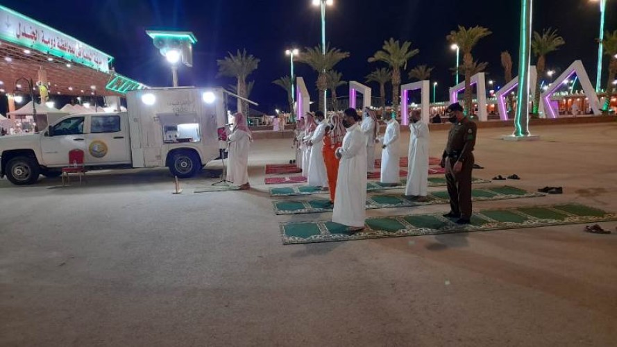 هيئة الأمر بالمعروف بالجوف تشارك بمهرجان التمر والعسل