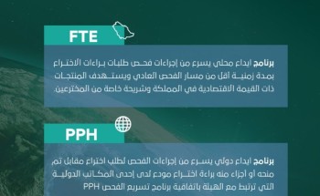 الملكية الفكرية تطلق برنامج المسار السريع لفحص طلبات براءات الاختراع FTE الملكية الفكرية تطلق برنامج المسار السريع لفحص طلبات براءات الاختراع FTE