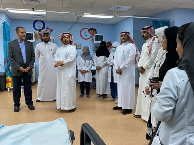 الدكتور الغامدي يتفقد منشآت التجمع الصحي الأول في الشرقية