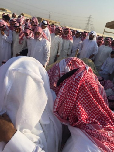محافظة بقيق تودع فقيدها الشيخ مبارك الرشيدي