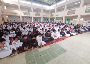 مدني الدرب يوعي طلاب مدارس الدرب باخطار الأمطار والسيول