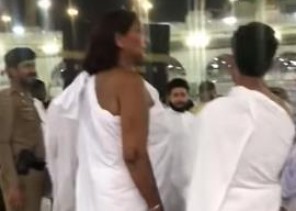 مصادر تنفي ارتداء امرأة إحراماً أثناء الطواف.. وتوضح ملابسات الفيديو المتداول مصادر تنفي ارتداء امرأة إحراماً أثناء الطواف.. وتوضح ملابسات الفيديو المتداول