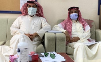 مدير تعليم صوير يتفقد سير الاختبارات النهائية في المدارس