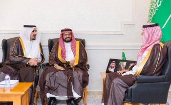 سمو محافظ حفرالباطن يستقبل مدير عام فرع وزارة البيئة بالشرقية